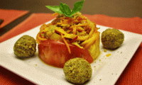 Imagen de la receta «Pasta crudivegana con salsa de tomate» del blog «This Rawsome Vegan Life».